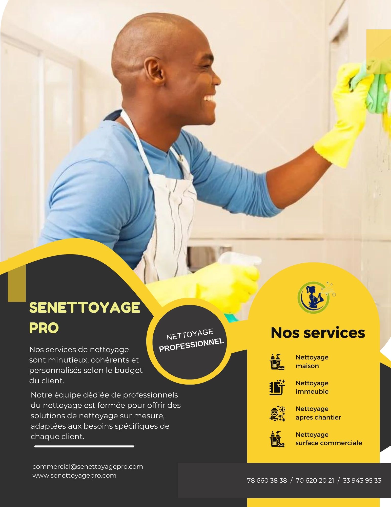 Choisir Senettoyage pro - service de nettoyage professionnel - Dakar - SENEGAL